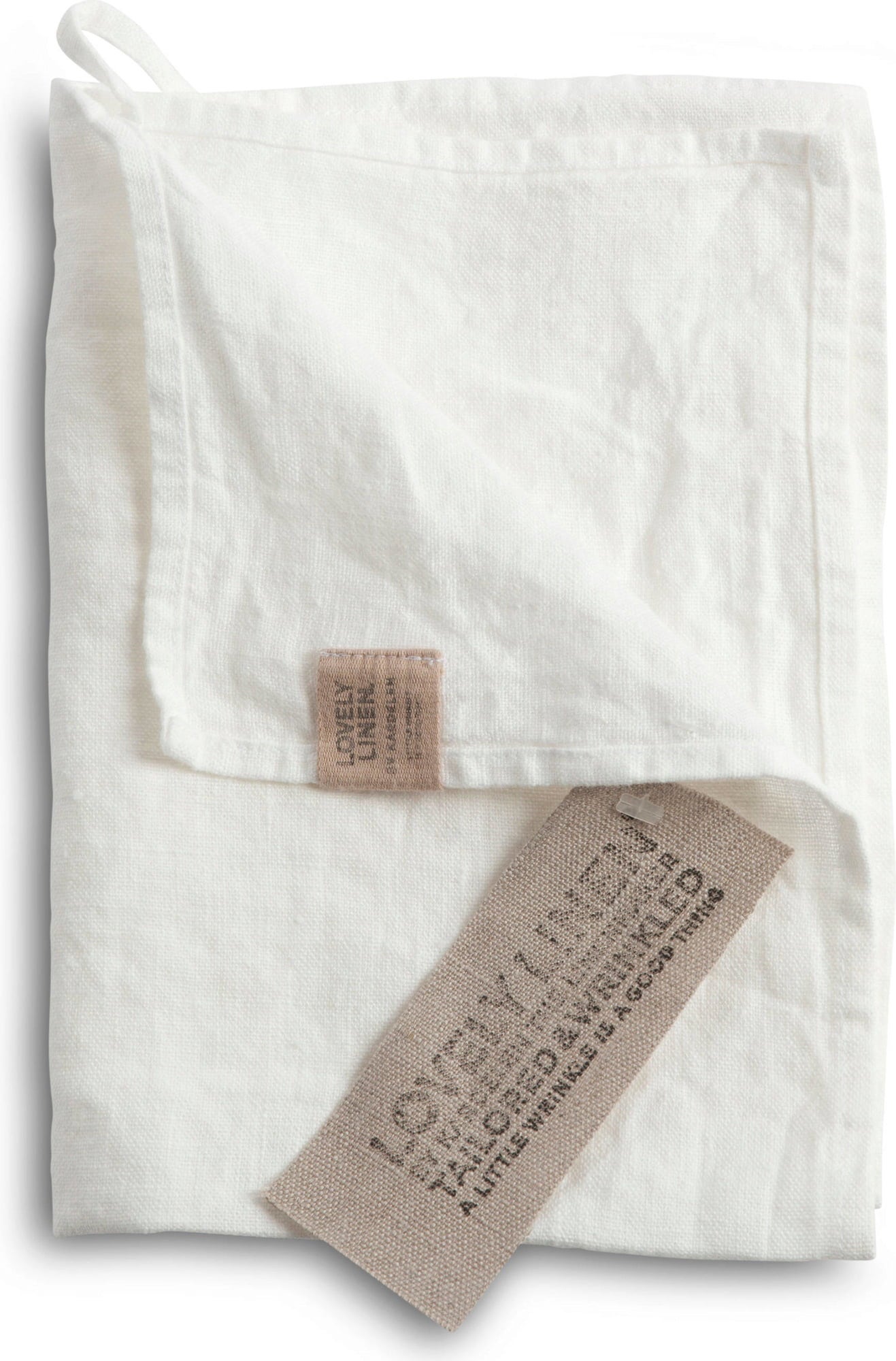 Lovely Linen Gästhandduk / Tablett - Off-White