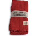 Lovely Linen Table Runner - Real Red