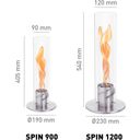 höfats SPIN 900 - Lanterne de Table  - Gris