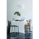Lovely Linen Prt Misty 145x380 - Misty Cloud