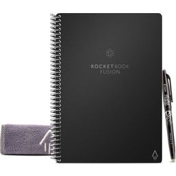 Rocketbook Fusion Executive A5 Reusable Notebook - Infintiy Black