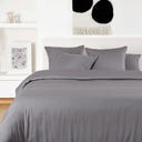Prevleka za blazino iz bambusa 50 x 75 cm, 2-delni set - Dark Grey