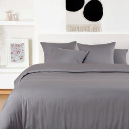 Prevleka za blazino iz bambusa 50 x 75 cm, 2-delni set - Dark Grey