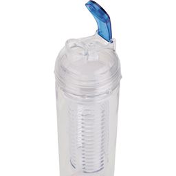 Loooqs Botella de Agua para Añadirle Frutas - Azul