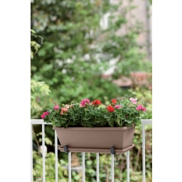 elho barcelona Balkonkasten Untersetzer 40 cm - taupe