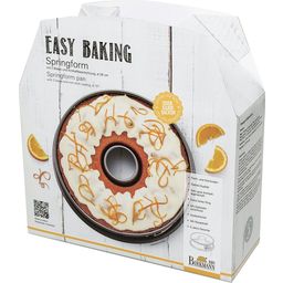 Easy Baking - Moule Rond à Charnière avec 2 Fonds Amovibles