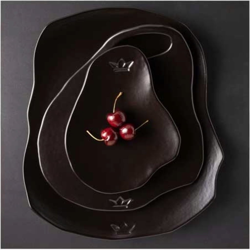 Starter Platter / Spoon Rest, Black matt