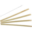 Dantesmile Ensemble de 4 Pailles en Bambou + Brosse - 1 kit(s)