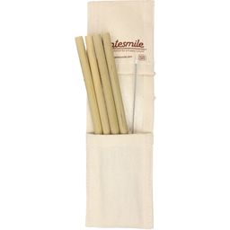 Dantesmile Set de Pajitas de Bambú