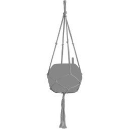 Lechuza MAKRAMEE Cotton PURE 90 - Grey