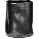 Pot à Ustensiles en Céramique Aspect Froissé - Black matt