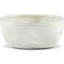 Ceramic Bowl in Crinkled Look, Medium, Set of 2 - White