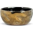 Middelgrote Keramische Kom in een Gekreukelde Look, Set van 2 - 