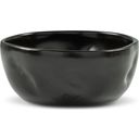 Ceramic Bowl in Crinkled Look, Medium, Set of 2 - Matte Black
