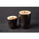 Dutchdeluxes Ceramic Mug, Crinkled Look, 130 ml - Matte Black