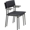Lafuma ORON Dining Chair with Armrests - Dark Grey