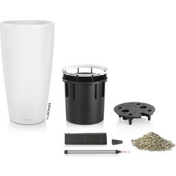 Lechuza Pflanzgefäß Rondo Premium 32 - weiß matt