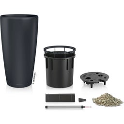Lechuza RONDO Premium 40 Planter - Basalt Grey