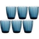 Amami - Bicchiere per Acqua - Set di 6 Pezzi - Blue Night