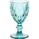 Rose & Tulipani Diamond - Stielglas, 6er-Set - Turquoise
