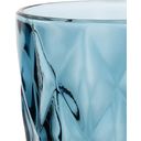 Rose & Tulipani Diamond - Water Glass, Set of 6 - Blue