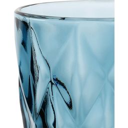 Rose & Tulipani Diamond - Water Glass, Set of 6 - Blue