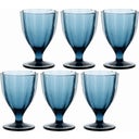 Rose & Tulipani Amami - Vaso con pie, Set de 6 - Blue Night