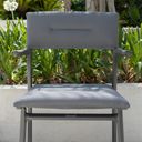 Lafuma ORON Dining Chair with Armrests - Silver