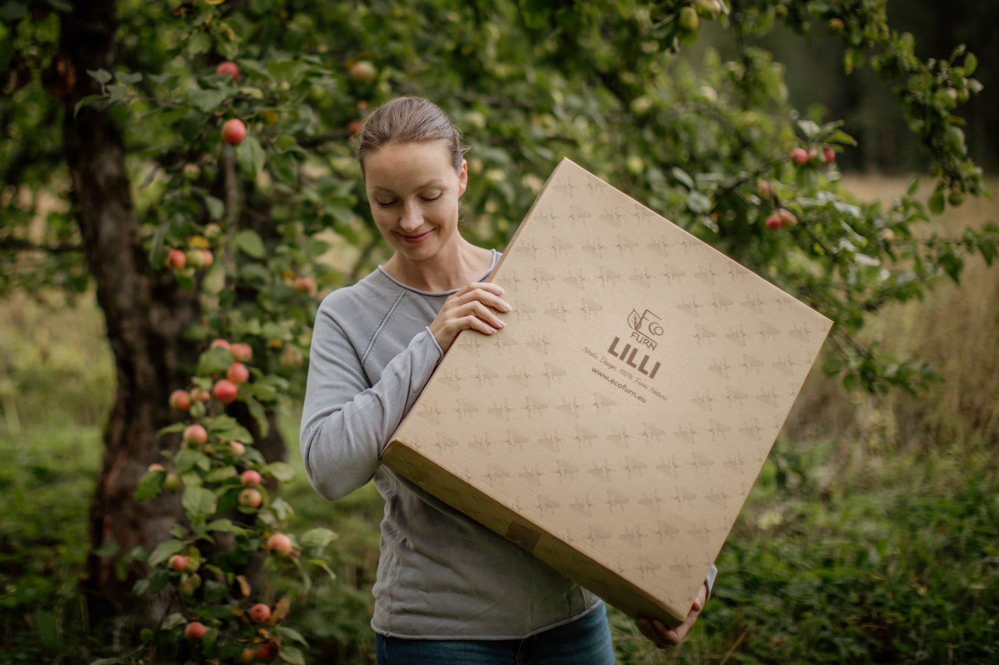 EcoFurn Lilli Tisch Birke - Weiß lackiert