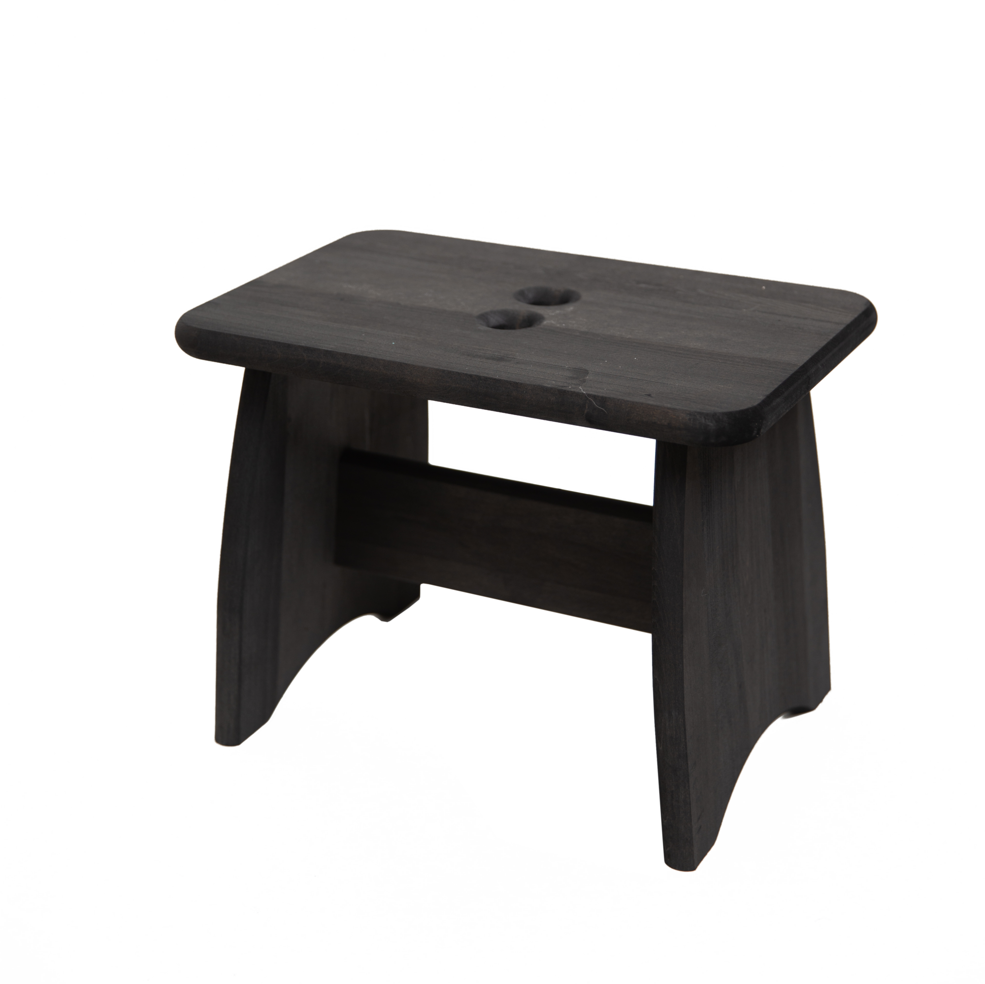 PALLI Stool, Alder - Black Oiled