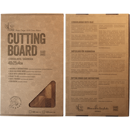 Ecofurn Cutting Board, Oak - 40 x 25 x 4 cm