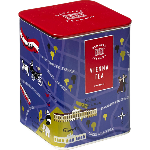 Demmers Teehaus Teedose Stadtplan Wien befüllt - 100 g
