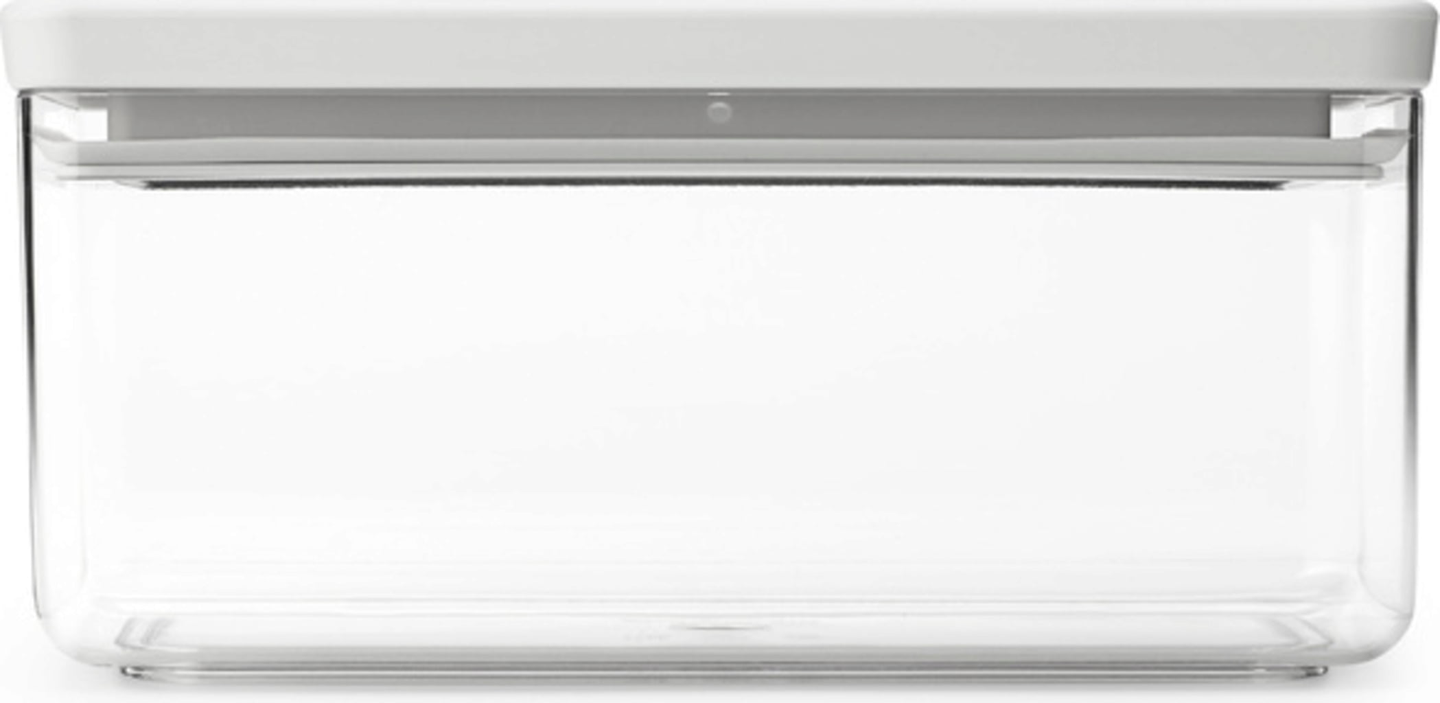 Stapelbara Fyrkantiga Förvaringsbehållare, Tasty+, light grey, 1,5 L