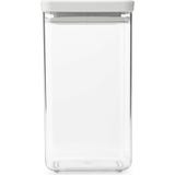 Tasty+ Stackable Rectangular Storage Containers, Light Grey