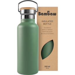 Insulated Stainless Steel Bottle, 500 ml  - Sage Green