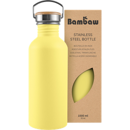 Bambaw Edelstahlflasche 1000 ml - Yellow Beam