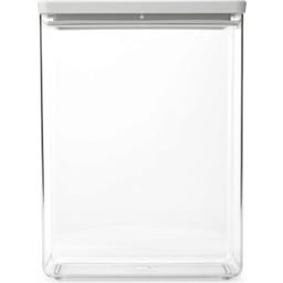 Brabantia Bocal Carré, Tasty+ Light Grey - 5,4 L