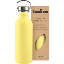 Bambaw Edelstahlflasche 500 ml - Yellow Beam