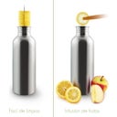 Bambaw Edelstahlflasche 500 ml - Natural Steel