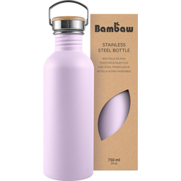 Bambaw Stainless Steel Bottle, 750 ml  - Lavender Haze