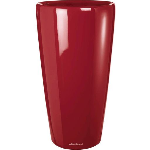 Lechuza Rondo Planter in Scarlet Red