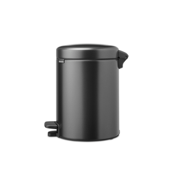 Cubo con Pedal Newicon, 5 Litros, Cubo Interior de Plástico - Confident Grey
