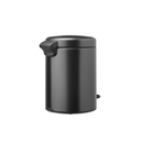 Cubo con Pedal Newicon, 5 Litros, Cubo Interior de Plástico - Confident Grey