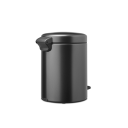 Cubo con Pedal Newicon, 5 Litros, Cubo Interior de Plástico - Confident Grey