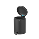 Brabantia Newicon Pedal Bin 5 L with Plastic Liner - Mineral Infinite Grey