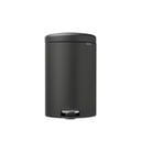 Newicon 20 L Pedal Bin with a Plastic Liner, Mineral Infinite Grey