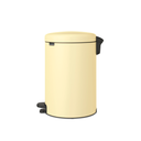 NewIcon - Pattumiera a Pedale 20 L con Inserto in Plastica - Mellow Yellow