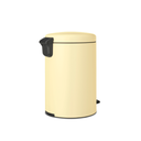 NewIcon - Pattumiera a Pedale 20 L con Inserto in Plastica - Mellow Yellow