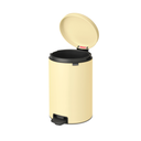 NewIcon - Pattumiera a Pedale 20 L con Inserto in Plastica - Mellow Yellow