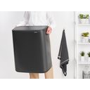 Bo Touch Bin 2 x 30 L with 2 Plastic Inserts - Confident Grey